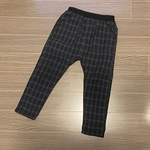 Zara plaid pants 3/4T